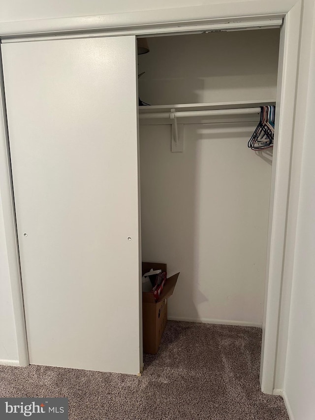 view of closet