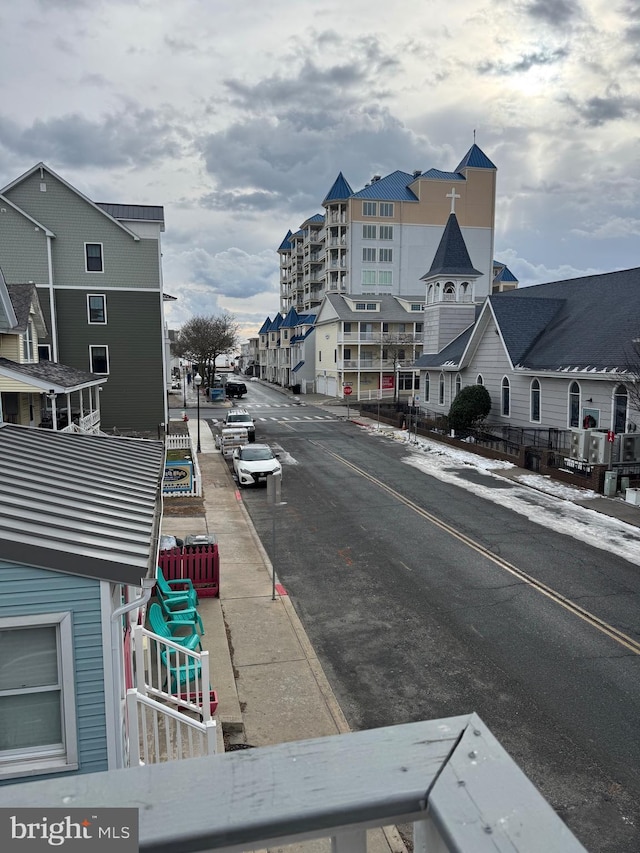 view of road