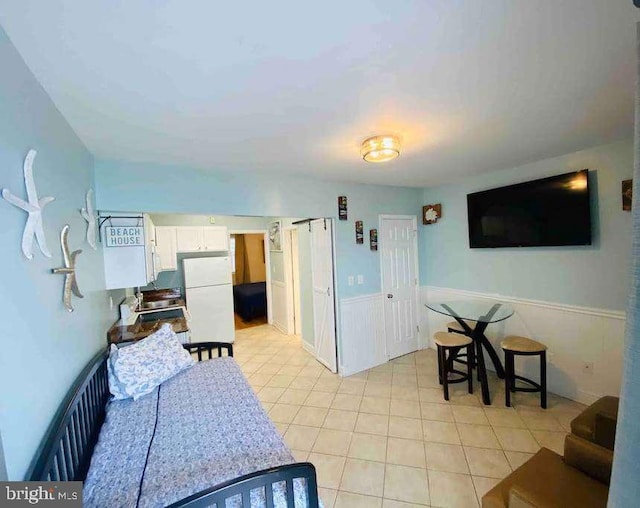 view of tiled living room