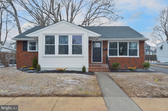 view of bungalow-style house