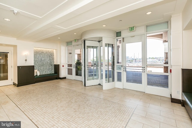 view of community lobby