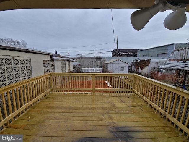 view of deck