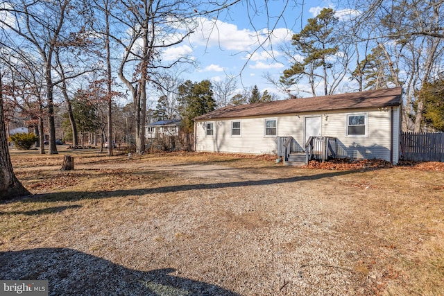 view of back of house