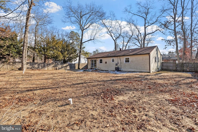 view of back of property