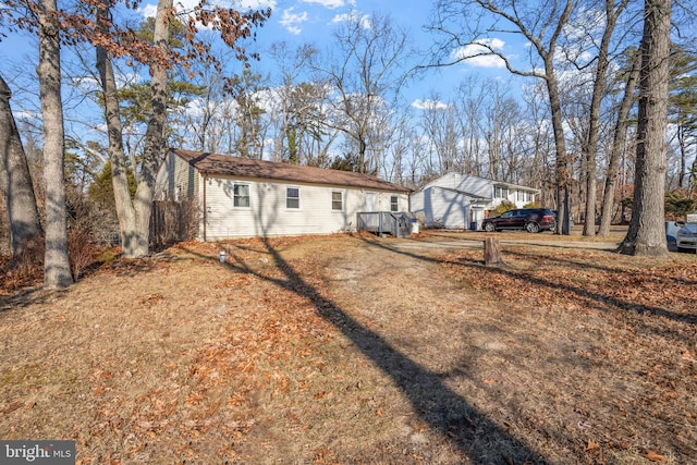 view of back of property