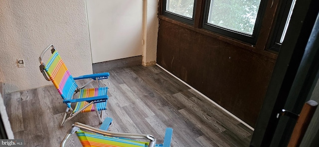 interior details featuring wood-type flooring