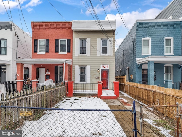 multi unit property featuring covered porch