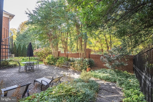 view of patio