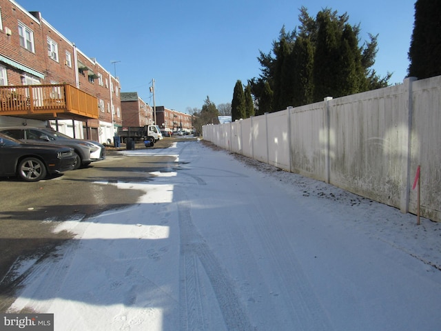 view of street