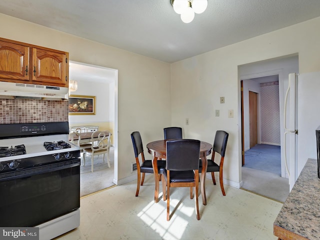 view of dining room