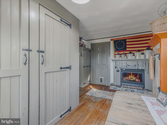 interior space featuring light hardwood / wood-style flooring