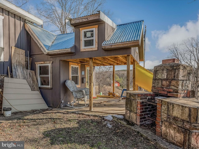 exterior space featuring a deck