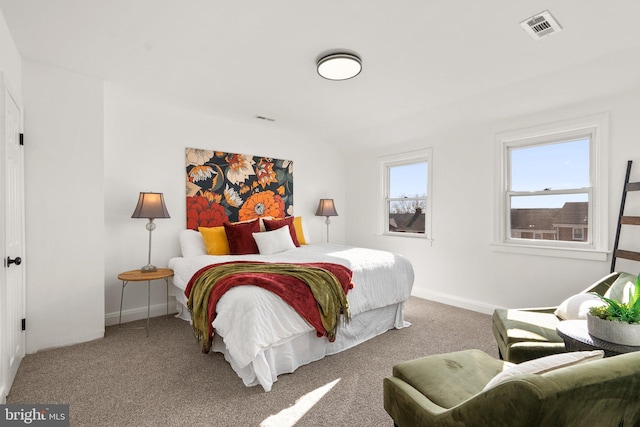 bedroom featuring carpet floors