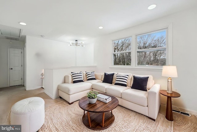 view of living room