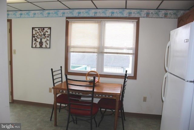 view of dining room