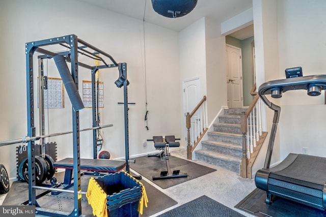 view of exercise room