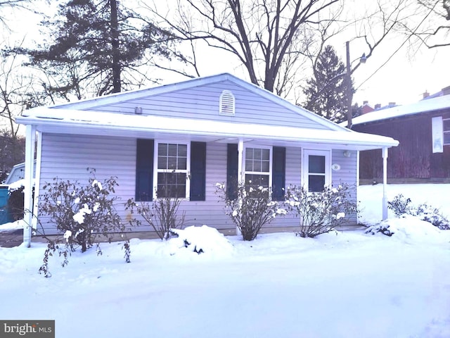 view of bungalow