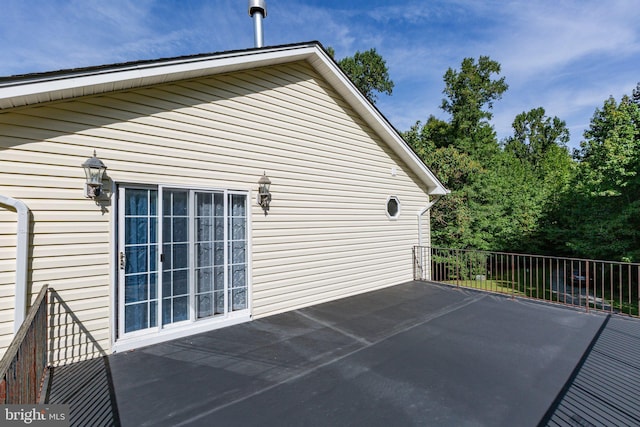 view of home's exterior