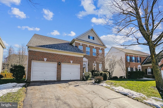 view of property featuring a front yard