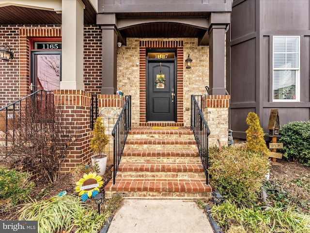 view of entrance to property