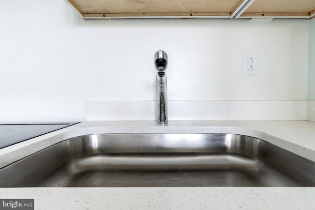 interior details with sink