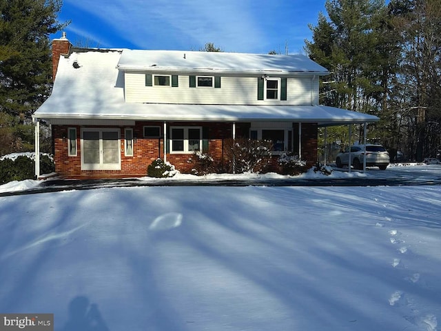 view of front of home