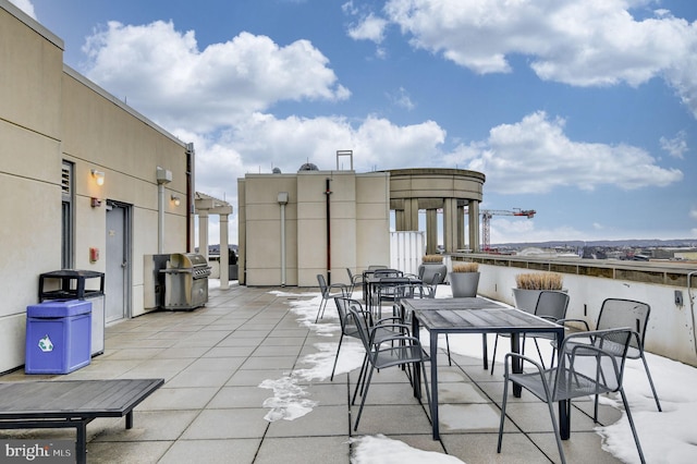 view of patio / terrace with grilling area