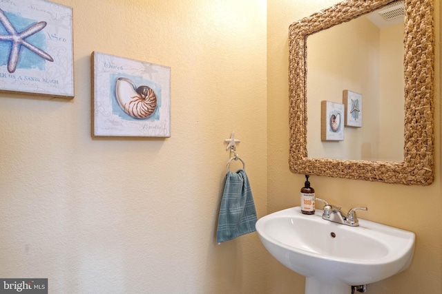 bathroom featuring sink