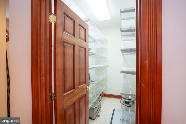 view of pantry