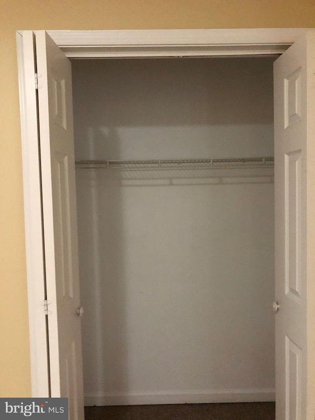 view of closet