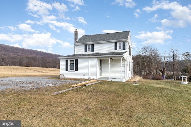 front of property featuring a front yard