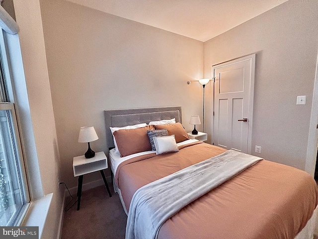 bedroom featuring carpet floors