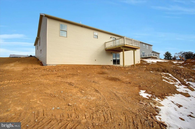 view of rear view of house