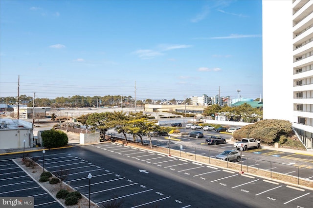 view of vehicle parking