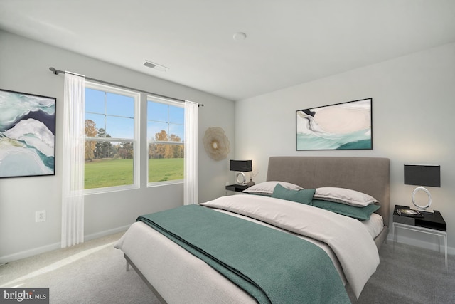 bedroom featuring carpet flooring