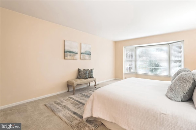 bedroom with carpet floors