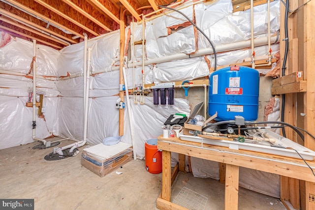 view of utility room