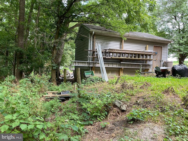 view of rear view of house