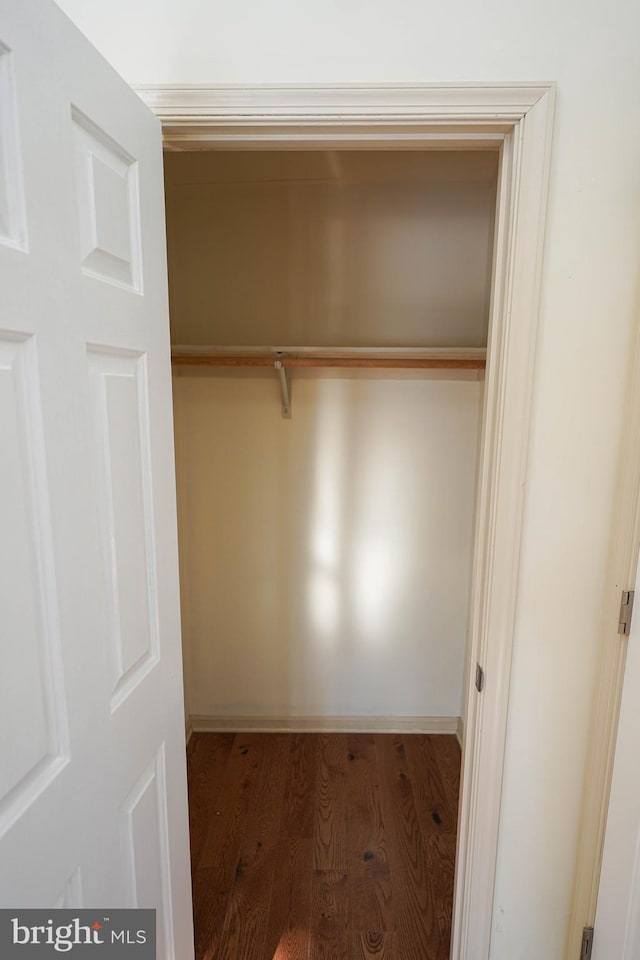 view of closet