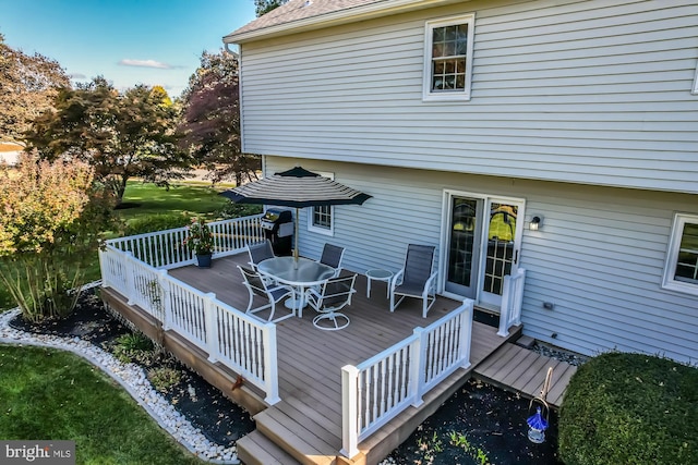 view of deck