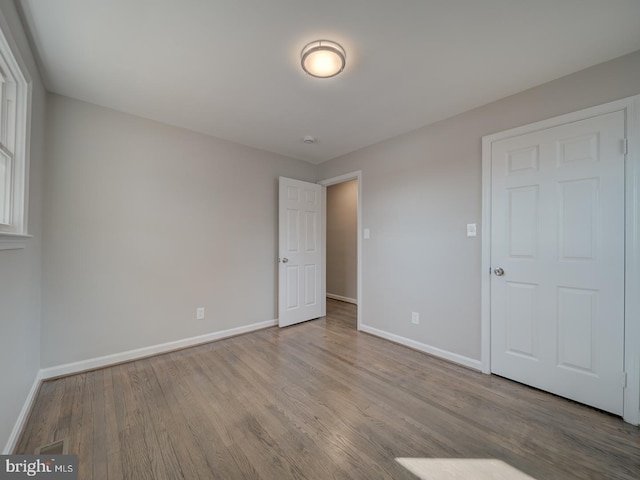 interior space with light wood-type flooring