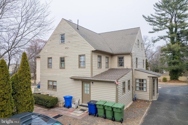 rear view of house featuring a patio area