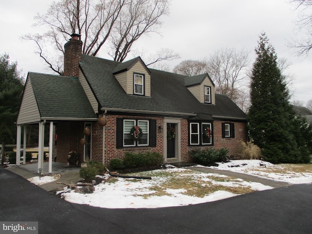 view of cape cod-style house