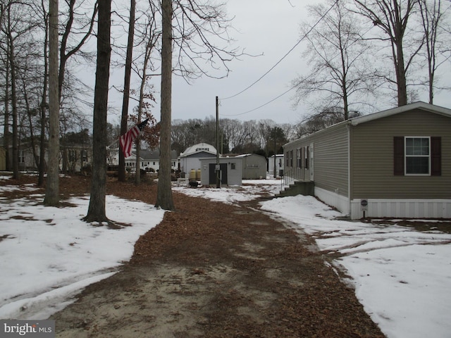 view of road