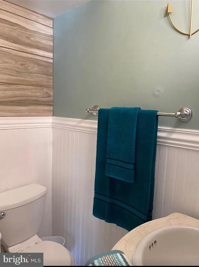 bathroom with toilet