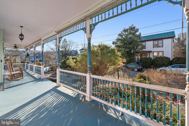 view of patio / terrace with a porch