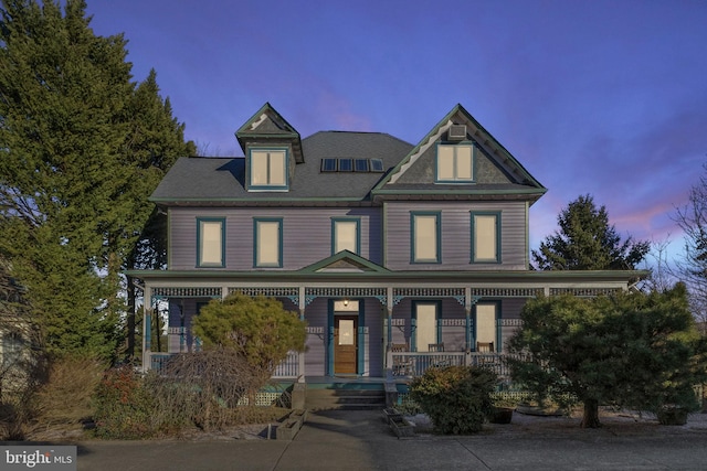 victorian house with covered porch