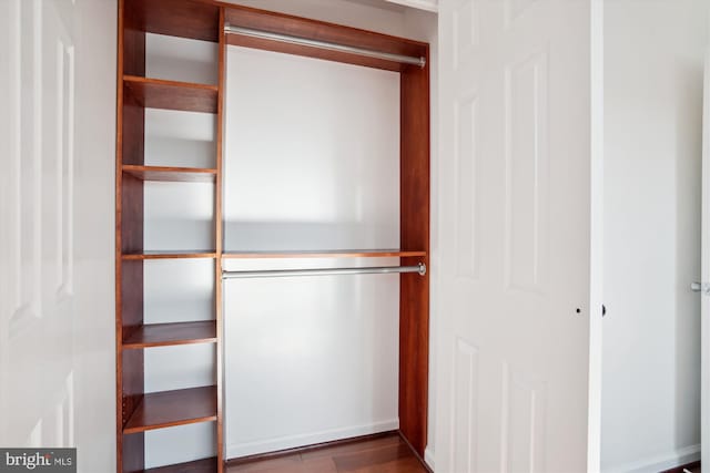 view of closet