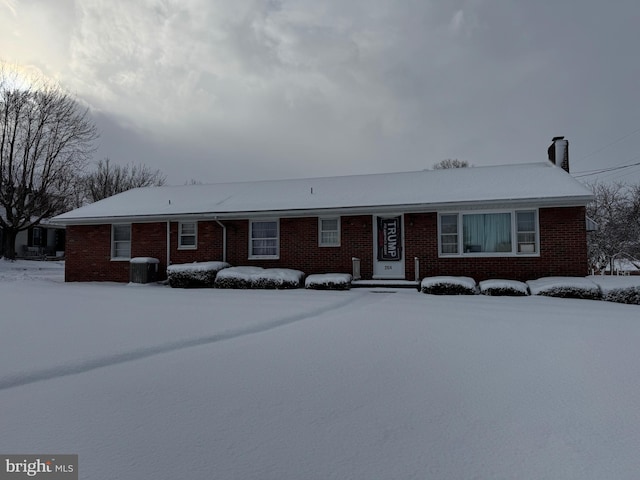 view of ranch-style home