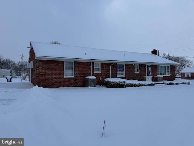 view of ranch-style home